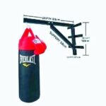 Punching Boxing Bag + Wall Bracket + Free Boxing Gloves