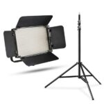 LED Professional Video And Photo Led Light Kit With Varicolour And Tripod1