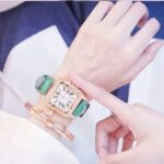 A & J Ladies Wrist Watch -green