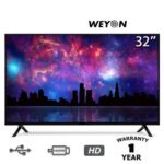 WEYON 32" Inches LED TV (32WAN) +1 Year Warranty - Black