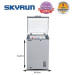 Skyrun 100L Chest Freezer (BD-90A) - Grey