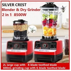 SILVER CREST 2L Industrial 10000W Food Crusher Blender With 2 Jar